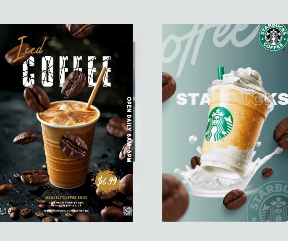 iced coffee ad