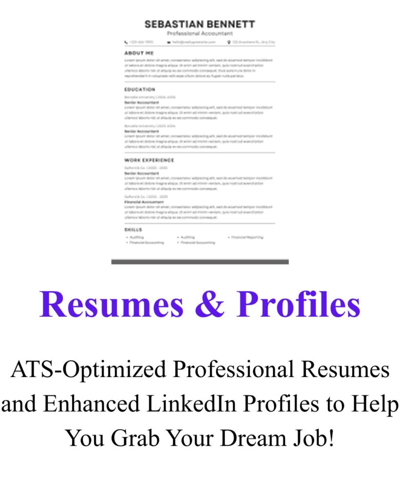 resumes & profiles