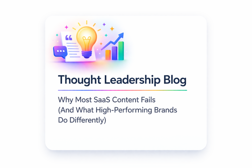 Thought Leadership Blog