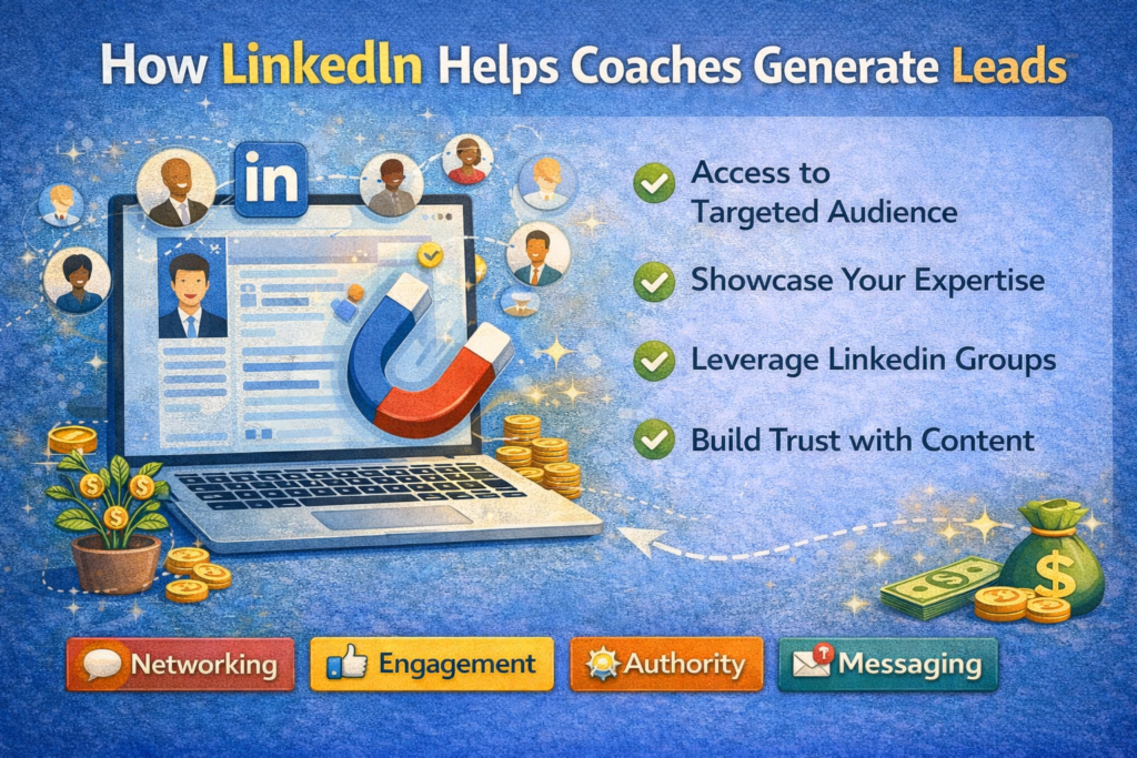how LinkedIn helps to generate leads