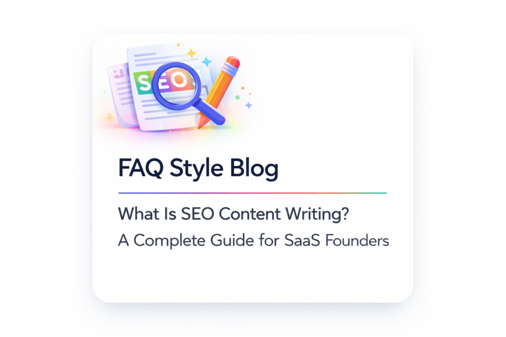 FAQ Style Blog