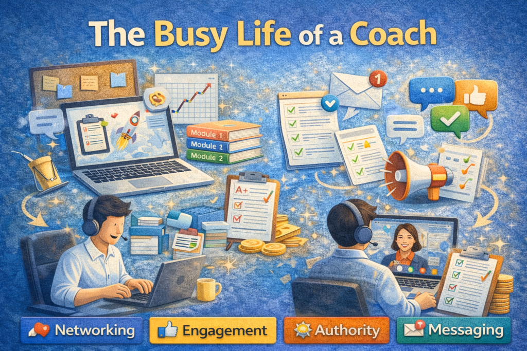 busy life of coach