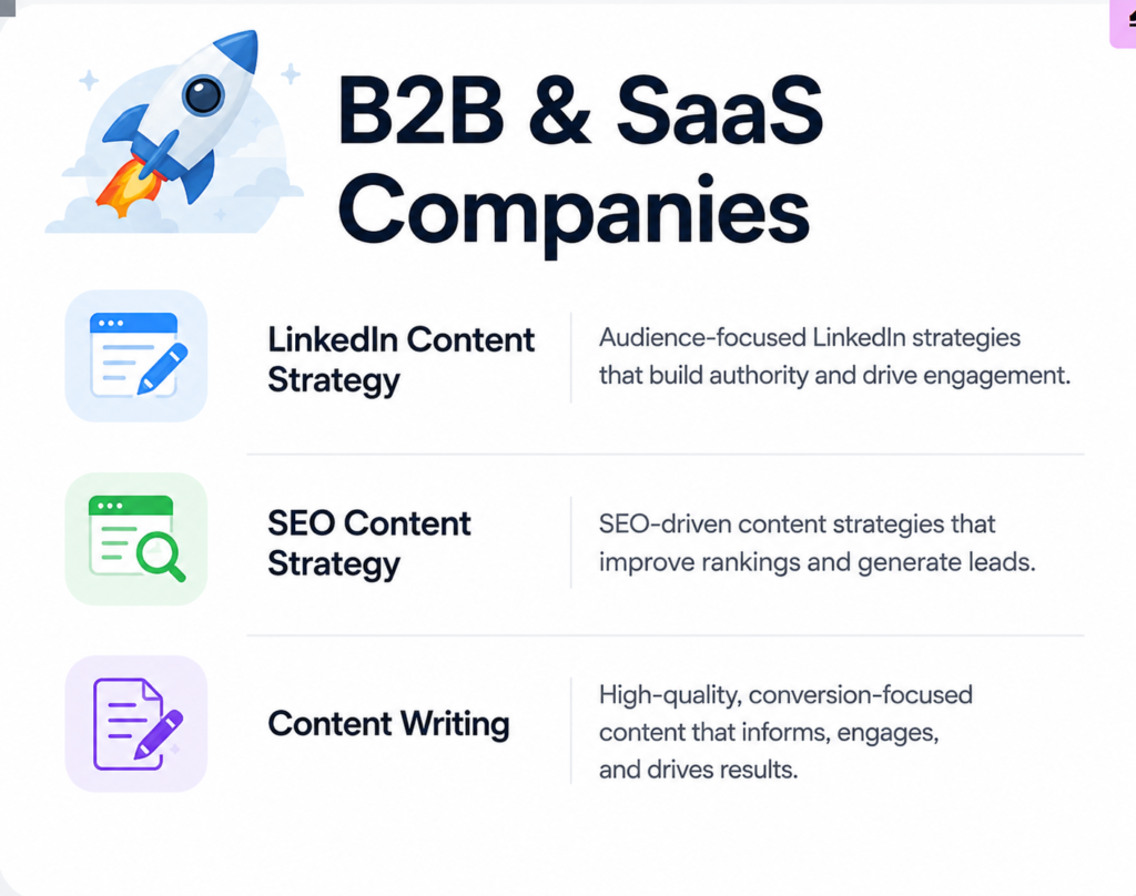B2B & SaaS Companies